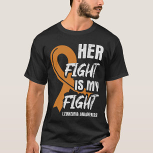 Camiseta Sua Luta Contra A Minha Luta Contra A Leucemia - F