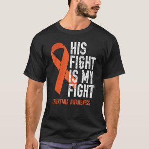 Camiseta Sua Luta Contra A Minha Luta Familiar Apoia Leucem