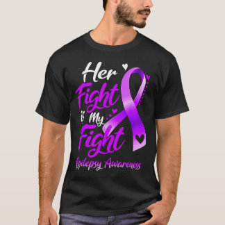 Camiseta Sua Luta Contra Epilepsia Conscientização Conscien