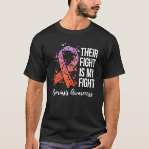 Camiseta Sua Luta É A Minha Luta Contra A Psoríase Sensibil