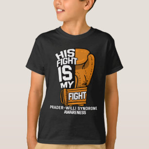 Camiseta Sua luta é a minha luta contra a síndrome Prader-w