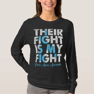 Camiseta Sua Luta É A Minha Luta Contra O Abuso De Crianças
