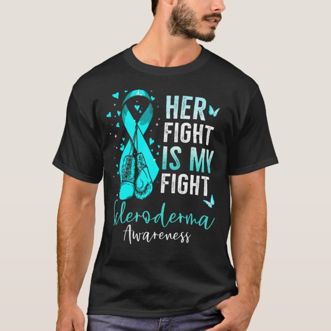 Camiseta Sua Luta É A Minha Luta Contra O Escleroderma Sens (Frente)
