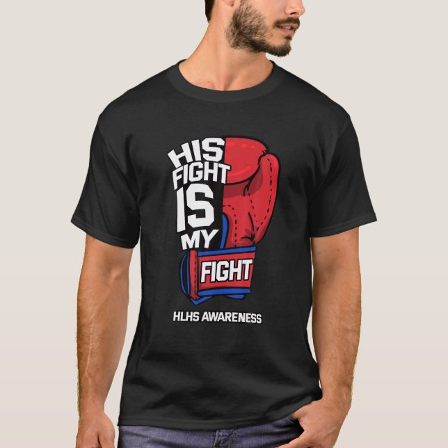 Camiseta Sua Luta É A Minha Luta Hipoplástico E Coração Esq (Frente)