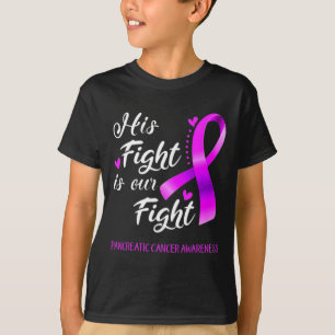 Camiseta Sua Luta É A Nossa Consciência Do Câncer de pâncre