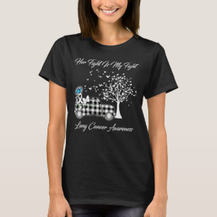 Camiseta Sua Luta É Minha Árvore De Consciência Do Cance