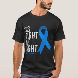 Camiseta Sua Luta é Minha Consciência da Diabetes Tipo T1D