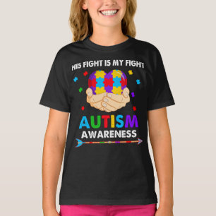 Camiseta Sua Luta é Minha Consciência do Autismo - Aut do C