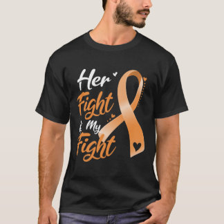 Camiseta Sua Luta É Minha Luta Conscientização da Leucemia