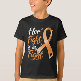 Camiseta Sua Luta É Minha Luta Conscientização sobre Leucem