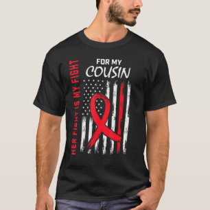 Camiseta Sua Luta é minha Luta Contra a Doença Cardíaca do 