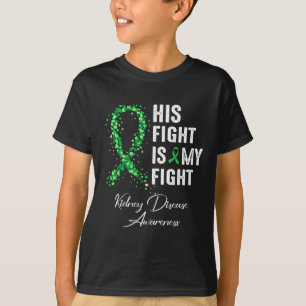 Camiseta Sua Luta É Minha Luta Contra A Doença Renal Verde