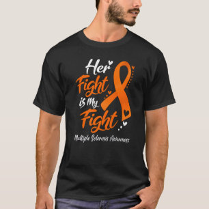 Camiseta Sua Luta É Minha Luta Contra A Esclerose Múltipla 