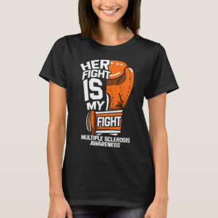 Camiseta Sua Luta É Minha Luta Contra A Esclerose Múltipla