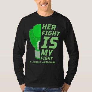 Camiseta Sua Luta É Minha Luta Contra A Escoliose Scoli Ver