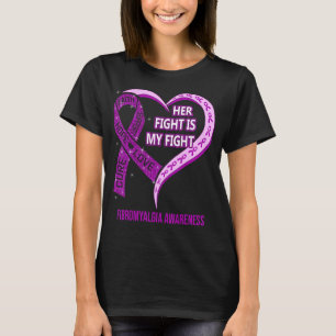 Camiseta Sua Luta É Minha Luta Contra A Fibromialgia Sensib