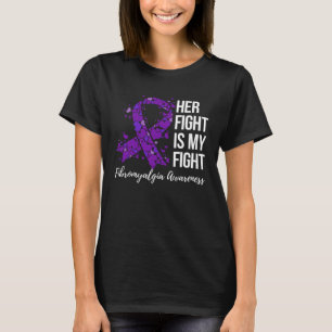 Camiseta Sua Luta É Minha Luta Contra A Fibromialgia Sensib
