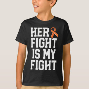 Camiseta Sua Luta É Minha Luta Contra A Leucemia Cancer Hom