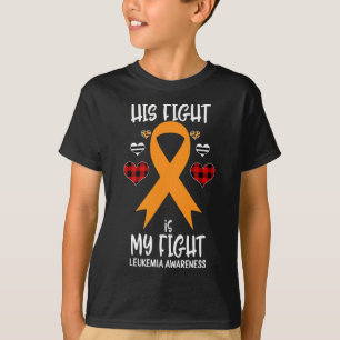 Camiseta Sua Luta É Minha Luta Contra A Leucemia Fita Bbon