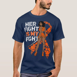 Camiseta Sua Luta É Minha Luta Contra A Leucemia Melanin Wa