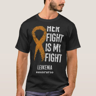 Camiseta Sua Luta É Minha Luta Contra A Leucemia Sensibiliz