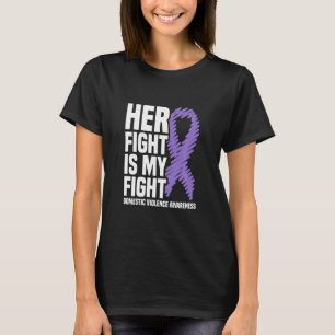 Camiseta Sua Luta É Minha Luta Contra A Violência Doméstica