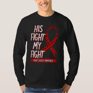 Camiseta Sua Luta É Minha Luta Contra Doenças Cardíacas Art