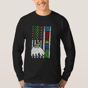 Camiseta Sua Luta É Minha Luta Contra O Autismo Awarene Ame