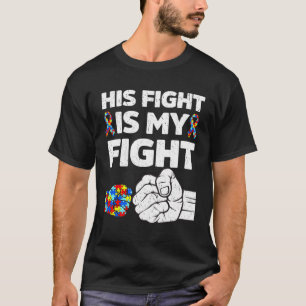 Camiseta Sua Luta É Minha Luta Contra O Autismo Mês De Cons