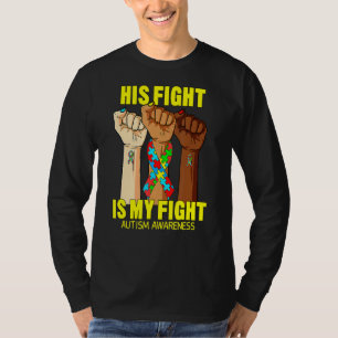 Camiseta Sua Luta É Minha Luta Contra O Autismo Mês De Cons