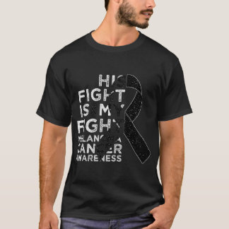 Camiseta Sua Luta É Minha Luta Contra O Cancer Da Pele Mela