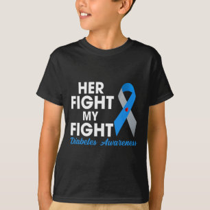 Camiseta Sua Luta É Minha Luta Contra O Diabetes Do Tipo 1