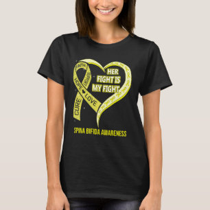 Camiseta Sua Luta É Minha Luta Contra Spina Bifida Sensibil