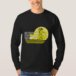 Camiseta Sua Luta É Minha Luta Contra Spina Bifida Sensibil