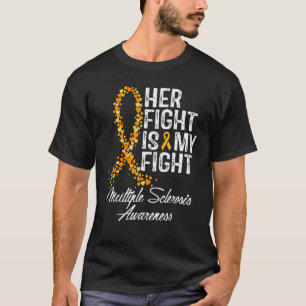 Camiseta Sua Luta É Minha Luta Esclerose Múltipla Conscient