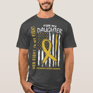Camiseta Sua Luta É Minha Luta Filha Filha Cancer Fl