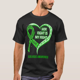 Camiseta Sua Luta É Minha Luta Fita de Conscientização da E