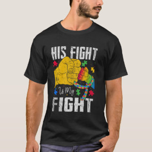 Camiseta Sua Luta É Minha Luta Fita de Conscientização do A