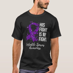 Camiseta Sua Luta É Minha Luta Infantil Espasmo Consciência