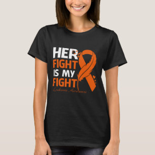 Camiseta Sua Luta É Minha Luta LEUCEMIA SENSIBILIZAÇÃO