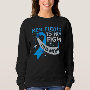 Camiseta Sua Luta É Minha Luta Mãe T1d Conscientização Sobr