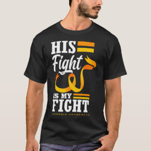 Camiseta Sua Luta É Minha Luta Pai Filho Marido Leucemia Aw