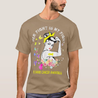 Camiseta Sua Luta É Minha Luta Pela Consciência Do Cancer I