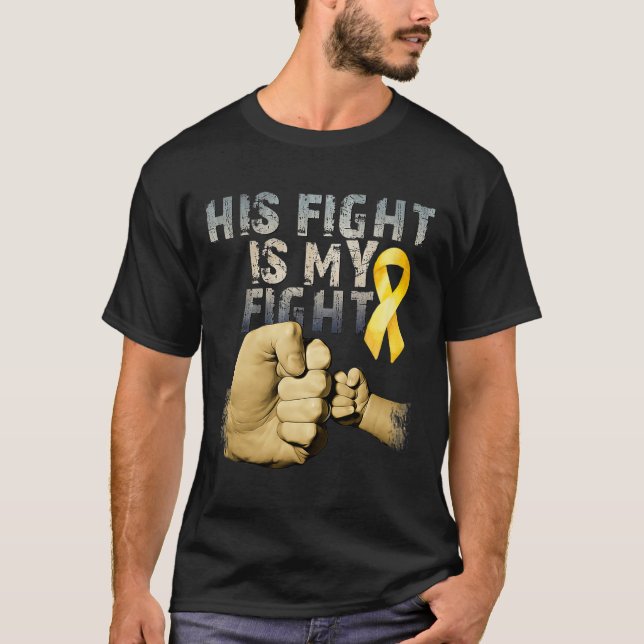 Camiseta Sua Luta É Minha Luta Pela Consciência Do Cancer N (Frente)