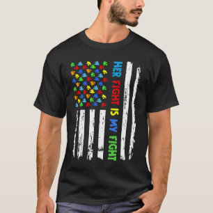 Camiseta Sua Luta É Minha Luta Quebra-Cabeça Conscientizaçã
