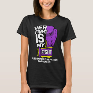 Camiseta Sua Luta É Minha Luta Sobrevivente de Hepatite Aut