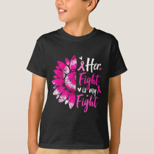 Camiseta Sua Luta é Minha Luta Tie Dye Suower Câncer de Mam