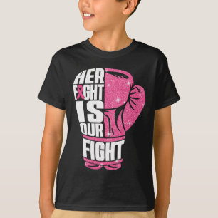 Camiseta Sua Luta É Nossa Caixa De Consciência Do Cancer Da