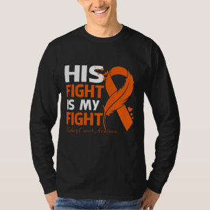 Camiseta Sua Luta É O Meu Fato De Lutar Com O CANCER DE RIM
