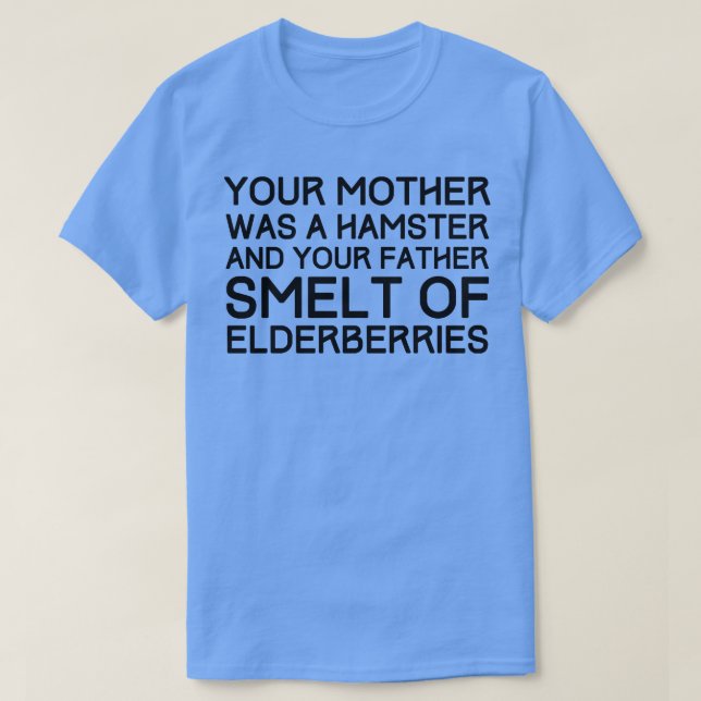 Camiseta Sua Mãe Era Um Hamster (Frente do Design)